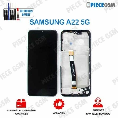 Original Ecran LCD Complet Lavande Avec Châssis Pour Samsung Galaxy Z Flip 3 5g F711b