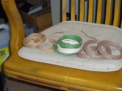 per foot WESTERN ELECTRIC STRANDED  22 ga  CLOTH over THERMOPLASTIC over WIRE