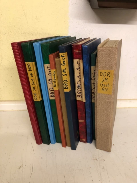 Dachbodenfund Briefmarken Album Deutschland und DDR  Gewicht ca. 9 kg