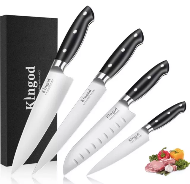 4 PCS Ultra Sharp Kitchen Knife Set – Enowo