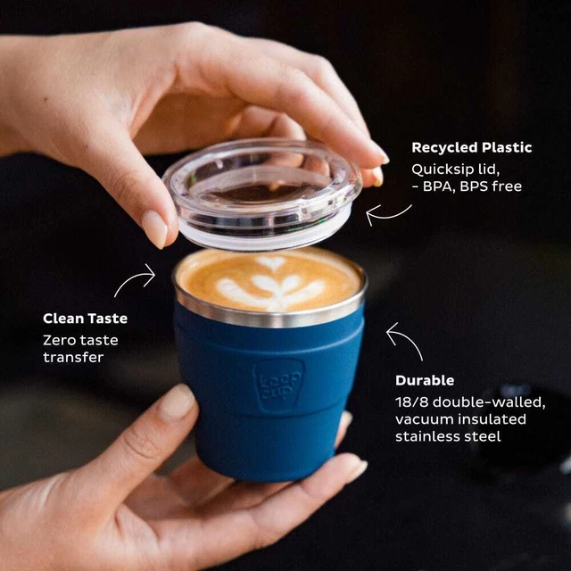 Black Solo Cups 16 Oz KeepCup Original, Lightweight Reusable Coffee Cup  With Splashproof Sipper Lid - 4oz/118ml - Cerulean Lightweight Reusable Cup