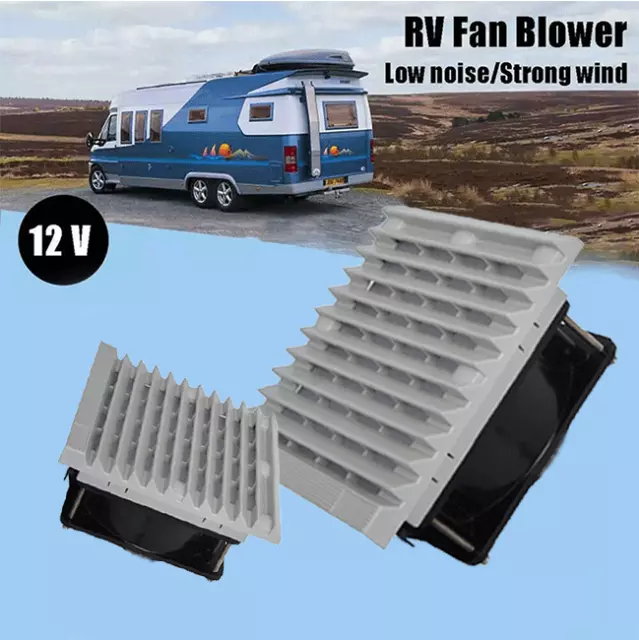 Exhaust Ventilation Fan Side Air Vent Caravan Motorhome RV Camper VanTrailer 12V