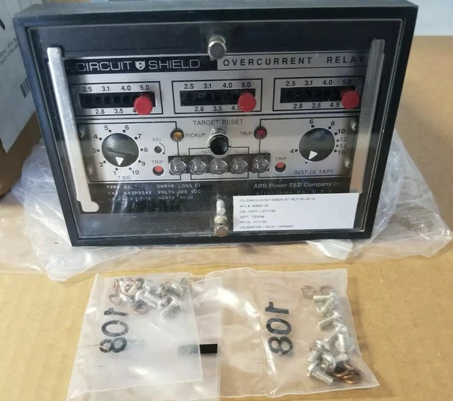 ABB 443P5542 Type 51L Overcurrent Relay 3 Phase 125V Long Time