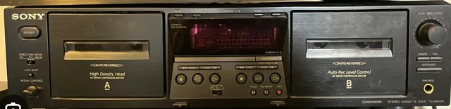 Vends double platine cassette Sony TC-WE305, idéale pour