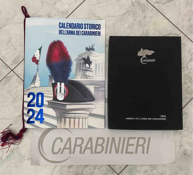 LOTTO CALENDARIO 2024 e AGENDA 2024 dei CARABINIERI, Nuovi. EUR 29,99