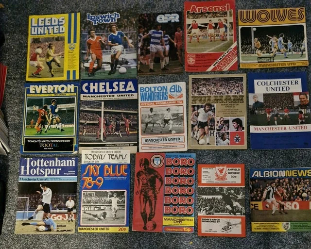 MANCHESTER UNITED 19781979, 15 Away Games. £14.99 PicClick UK