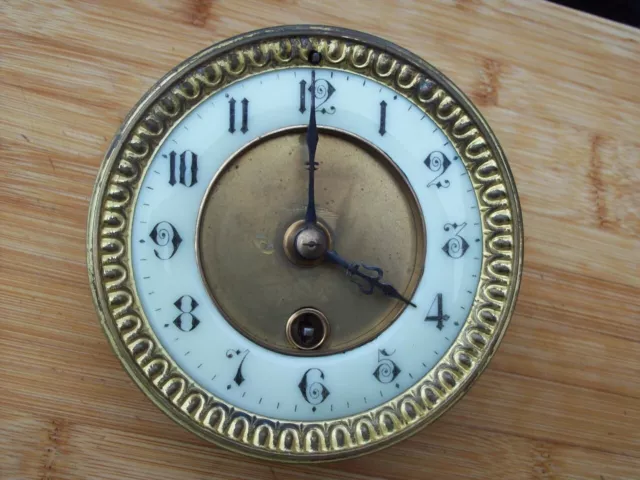 GENUINE ANTIQUE FRENCH TIMEPIECE CLOCK  MOVEMENT circa 1890