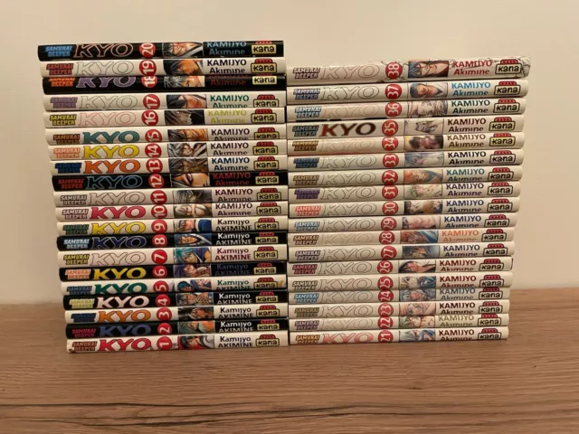 Intégrale manga lot de 38 tomes Samurai Deeper Kyo VF