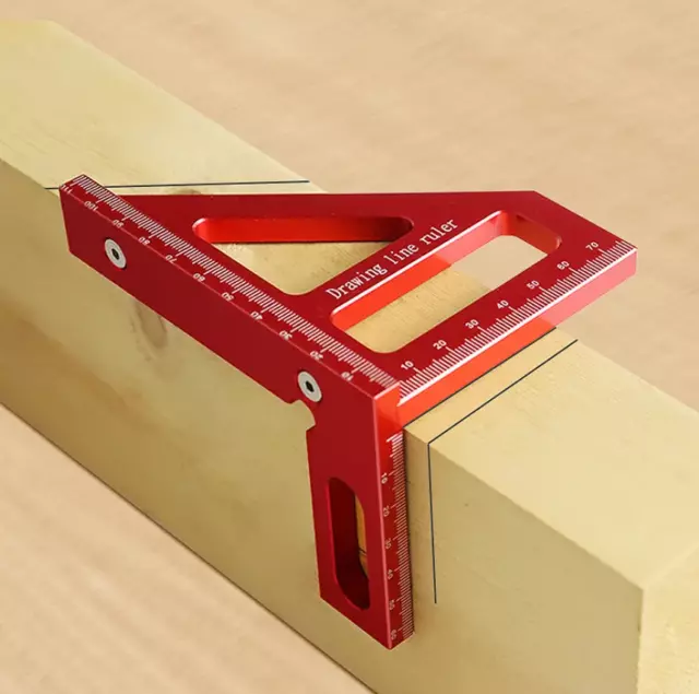 Angle Ruler Measuring Tool Square Protractor Woodworking Miter Triangle Ruler