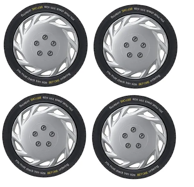 For Ford Focus 16 inch Vegas Silver Wheel Trims (1998-2004)