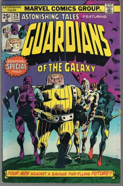 Astonishing Tales #29 Marvel 1975 Guardians Of Galaxy Reprnt Origin 1St App Fnvf