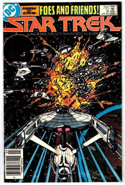 STAR TREK # 3 (1st series)-- 1984 DC Comics (fn-vf)  B