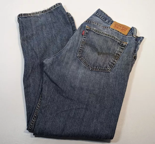 Levis 559 Mens Size 36X34 Relaxed Fit Straight Leg Distressed 100% Cotton