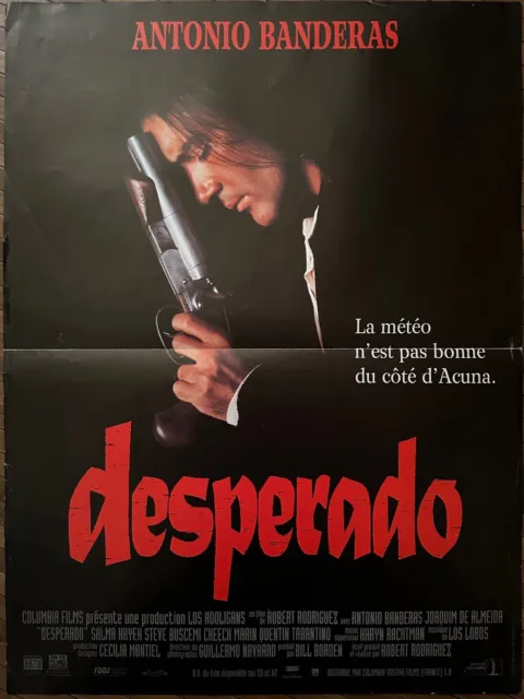 Affiche cinéma DESPERADO 40x60cm Poster / Robert Rodriguez / Antonio Banderas