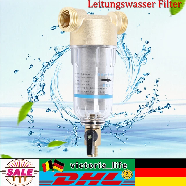 Filtro de agua del grifo limpiador de agua cocina filtro grifo acero inoxidable