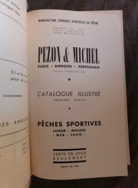 PEZON & MICHEL, Catalogue partie 1 - Pêches Sportives : Lancer, Mouche, Mer Thon 3