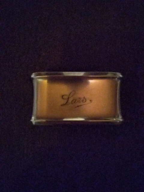 Silberserviettenring 800 Lars Hochzeit/Konfirm. 34,80g top!