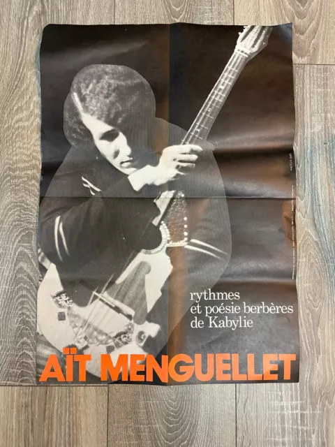 Ait Menguellet - Affiche / Poster ORIGINAL - Excellent condition - MATOUB KABYLE