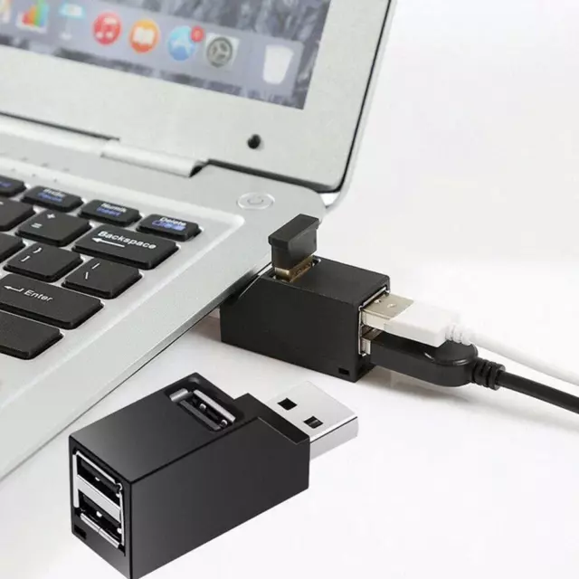 Multi USB 3-Port Adapter High Speed 3.0 Hub Multiple For PC Laptop OTG FAST
