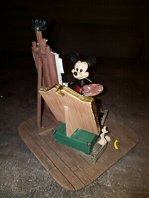 mickey mouse painting walt disney figurine