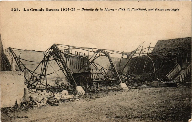 CPA MILITAIRE Bataille de la Marne-Prés de Penchard (316677)