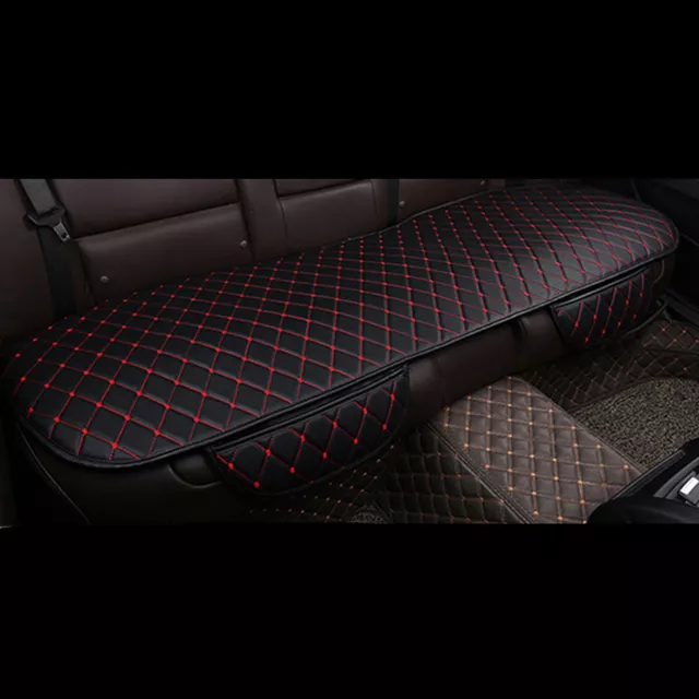 Car SEAT COVERS for Nissan Qashqai in PU LEATHER, Fabric, RED Seams