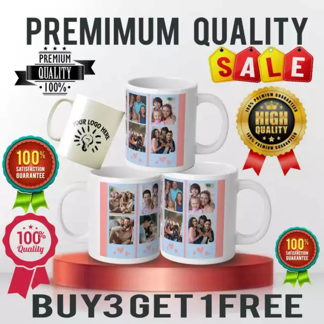Personalised  Custom Mugs 11oz Your Logo, Image Cup text Gifts Photos Birthday