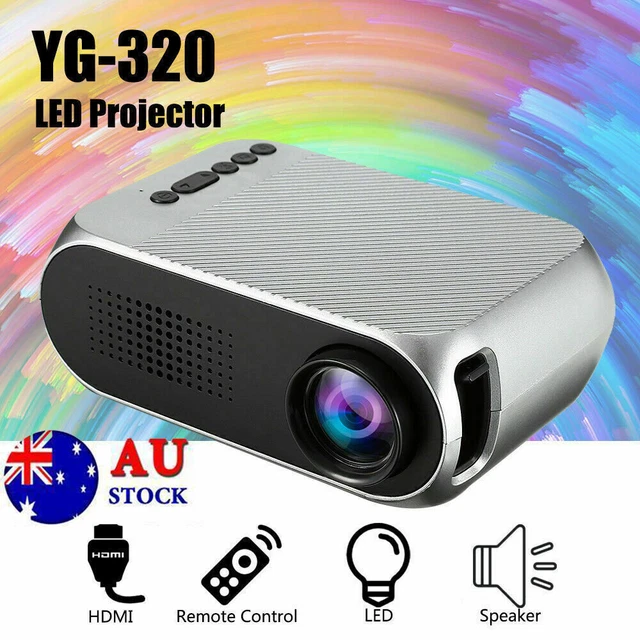 1080P Home Cinema USB HDMI AV SD Mini Portable HD LED Projector Theater AU