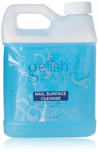 Harmony Gelish Soak-Off Gel Polish Nail Surface Cleanse 32 oz (no seal)