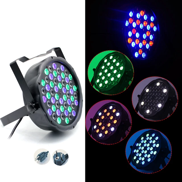 New 54 LED RGBW Stage PAR 64 Light 162W Party Lighting DMX DJ Show Strobe light