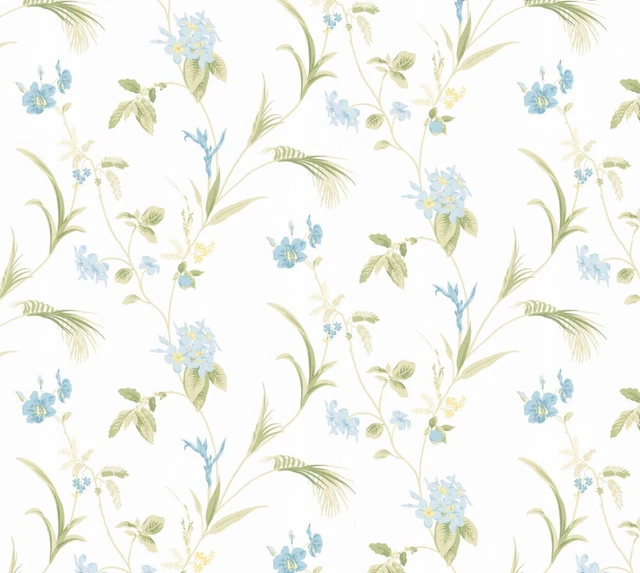 LAURA ASHLEY WALLPAPERS 4 Rolls Orchid Apple Same Batch EUR 93,33
