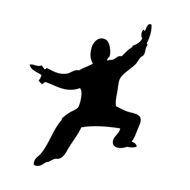 Tai-Chi - Aufkleber Auto Folie Tattoo Sticker Taijiquan Tai Chi Chuan Kampfkunst