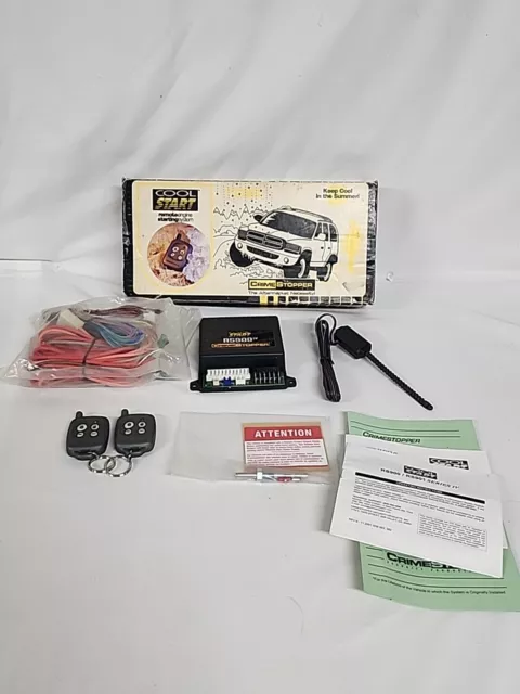 CrimeStopper Cool Start: Remote Start System - RS900 IV Complete System