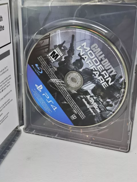 Call of Duty Modern Warfare PS4 Dark Edition Steelbook *Pre-Owned/Damage Case*