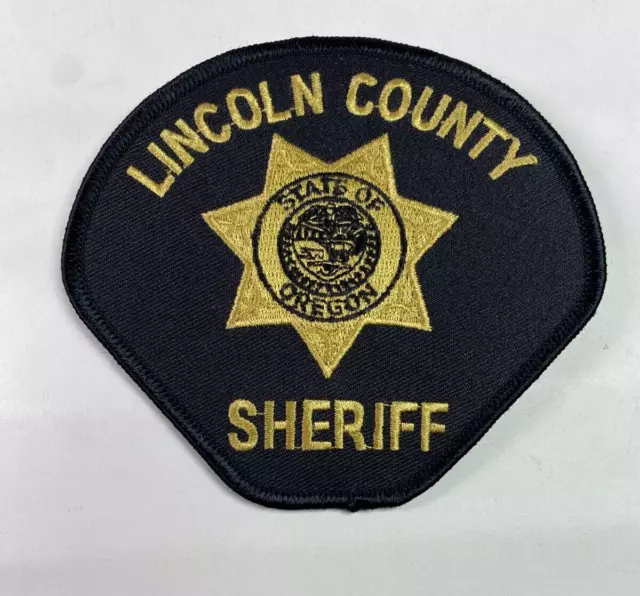 Lincoln County Sheriff Oregon OR Patch K6