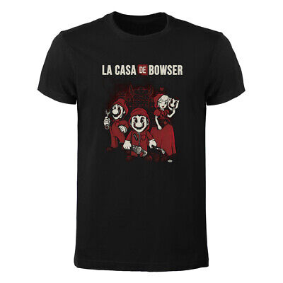 T-shirt Uomo - La Casa de Bowser " La casa di carte "