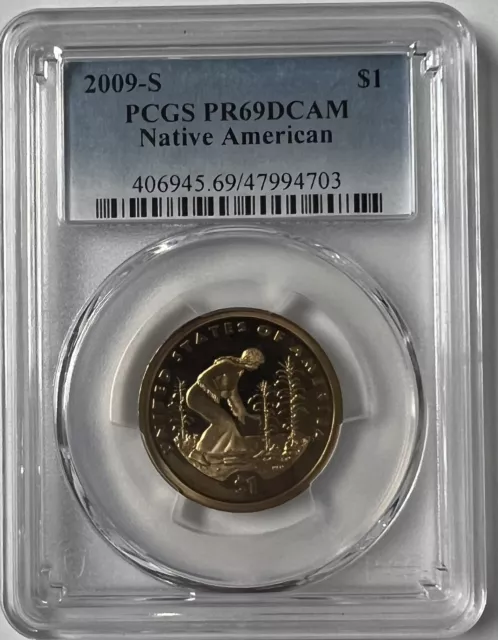 2009 S Sacagawea Native American $1 Dollar  PCGS PR69DCAM