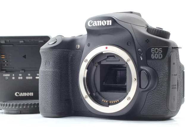[Near MINT] Canon EOS 60D 18.0 MP Digital SLR Camera BLack From JAPAN