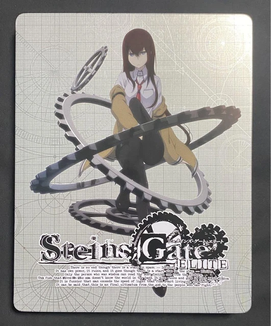 Steins Gate Elite Steel book GEO Limited in Japan steelbook Only NEW