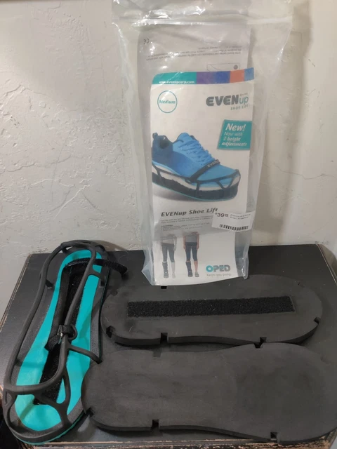 Elevador de zapatos de ajuste de altura EVENup 3 tamaño adulto mediano, usado limpio