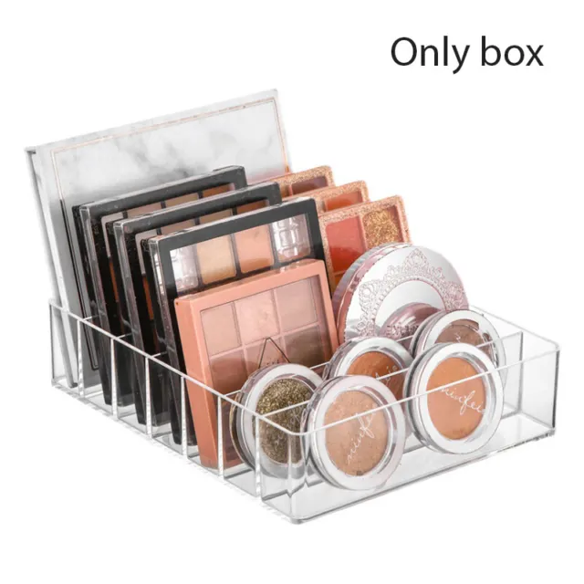 7 Grid Storage Box Clear Plastic Makeup Cosmetic Stand Holder Lipstick Organizer