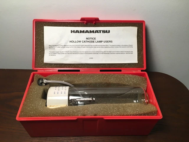 Lampe à cathode creuse bismuth (Bi) Baxter Hamatsu S7251-83 pour absorption atomique