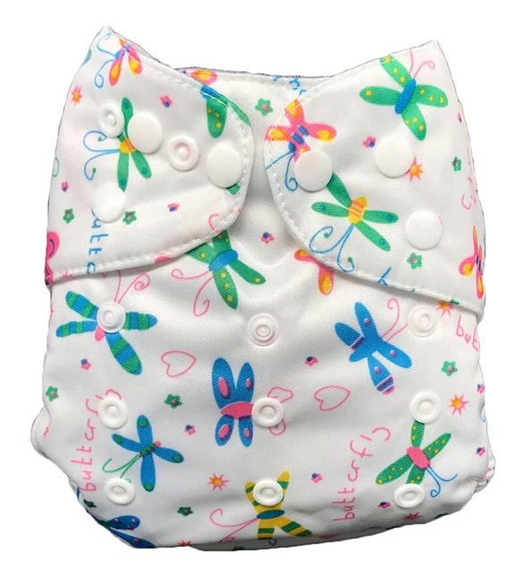 IXYVIA Baby Cloth Diapers Resizable Adjustable Washable Pocket Nappies #9