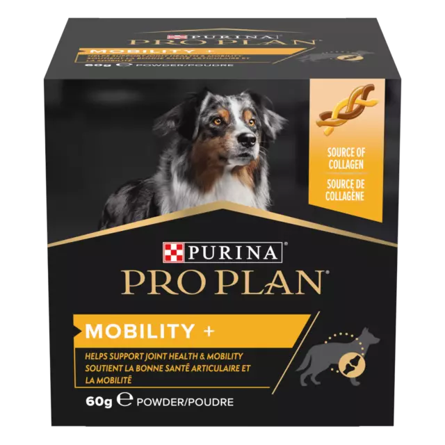 PURINA chien Mobility+ complement soin articulation arthrose poudre 60g-120 g