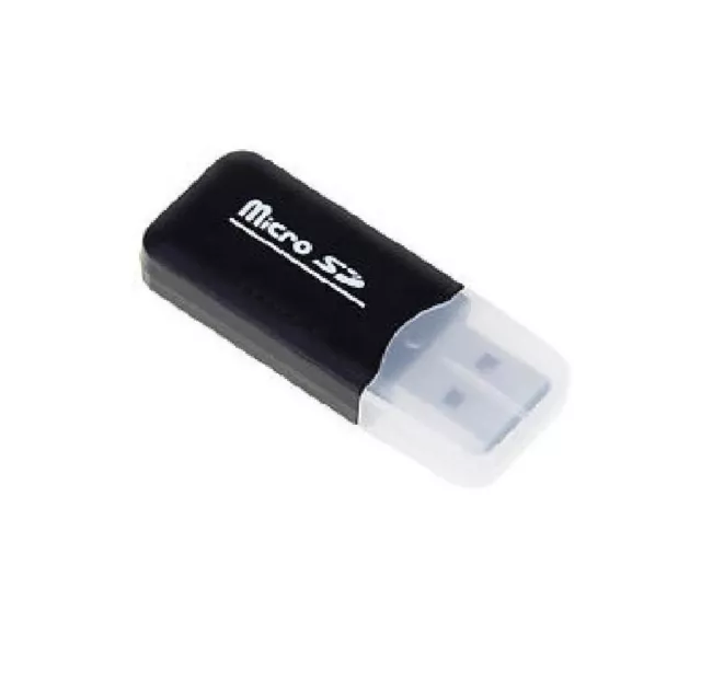 LETTORE MICRO SD MICRO SDHC USB PENDRIVE TRANSFLASH ADATTATORE memoria