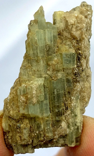 12 Gram Stunning Quality Natural Green Color EMERALD Crystals Bunche Specimen