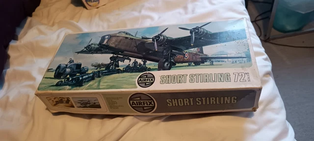 AIRFIX VINTAGE SHORT Stirling Series 6 1/72 Scale Plastic Model Kit £17 ...