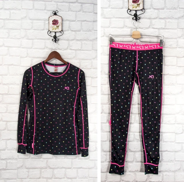 SET abbigliamento sportivo Kari Traa / camicetta in poliestere + leggings...