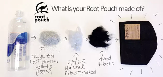 Root Pouch braun + griffe (30L) Geotextil Smart wachsen Pot deko jardin 2