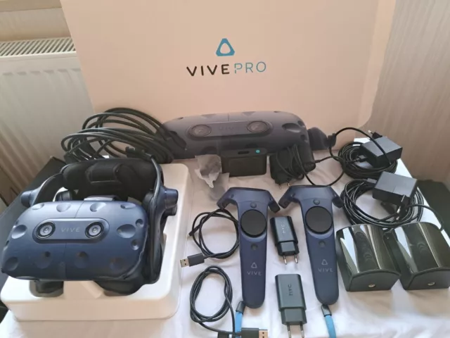 🎁🎀 HTC Vive Pro Full Kit 2.0 🎁🎀 Vom Händler mit Rechnung 🎁🎀Turboversand